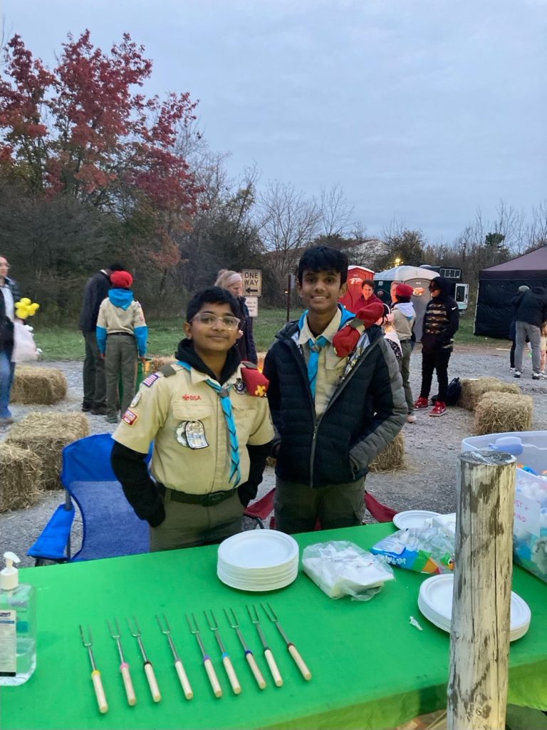 Troop 2 Helps Out at the Haunted Harvest 2025!